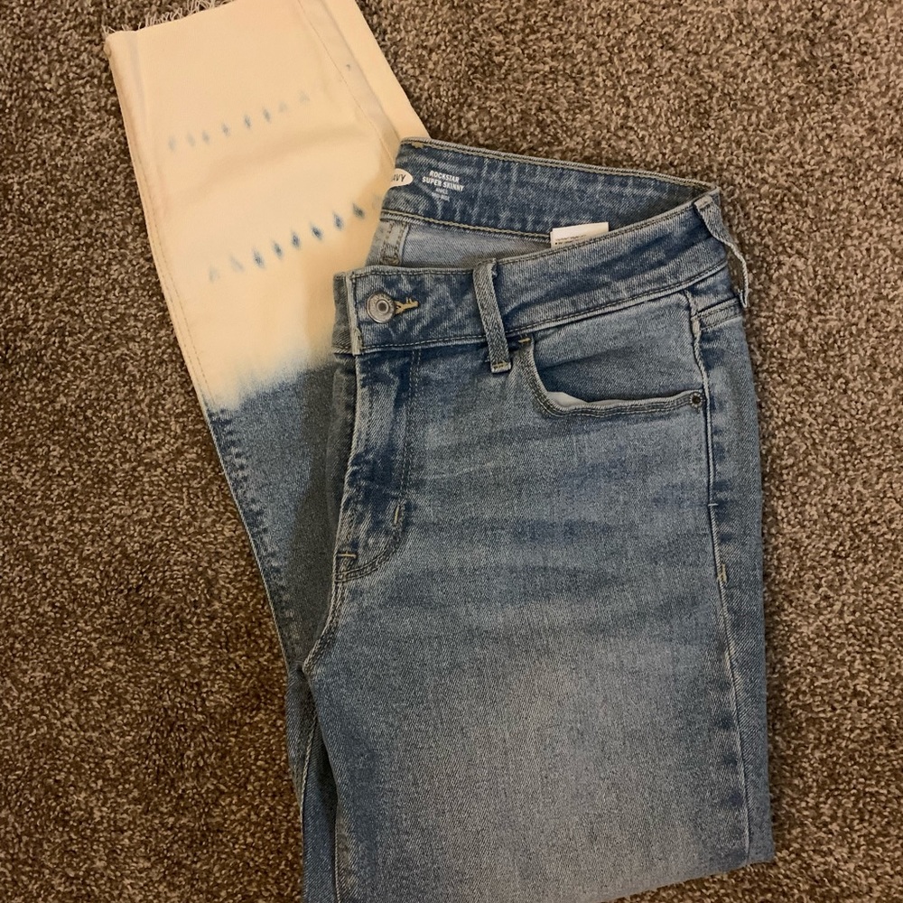 Bleached Skinny Jeans